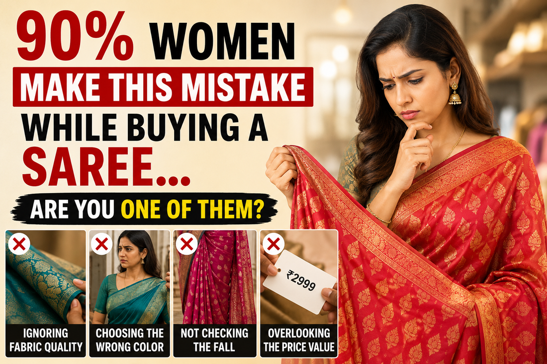 90% Women Make This Mistake While Buying a Saree... Are You One of Them?