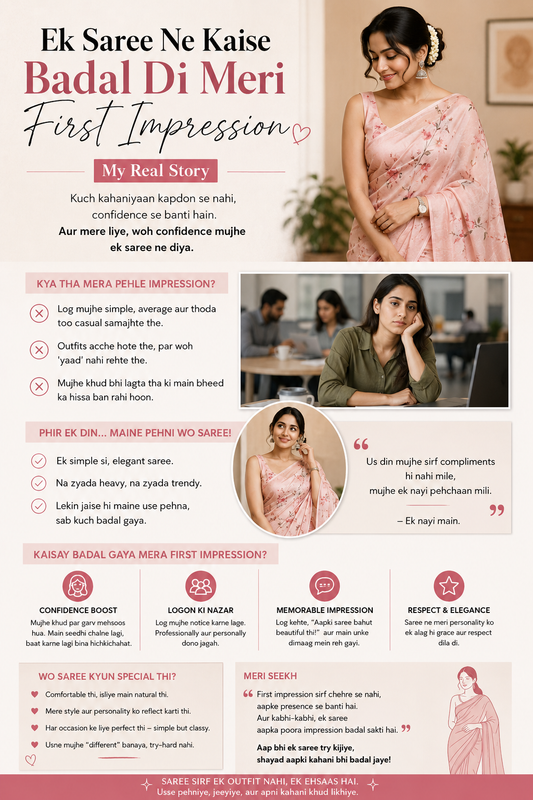 Ek Saree Ne Kaise Badal Di Meri First Impression Story