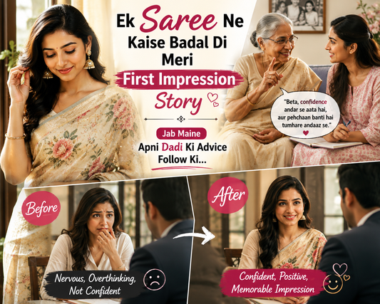 Ek Saree Ne Kaise Badal Di Meri First Impression Story – Jab Maine Apni Dadi Ki Advice Follow Ki...