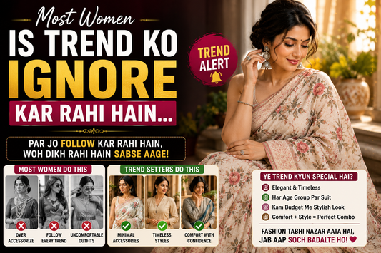 Most Women Is Trend Ko Ignore Kar Rahi Hain...