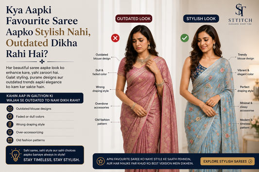 Kya Aapki Favourite Saree Aapko Stylish Nahi, Outdated Dikha Rahi Hai?