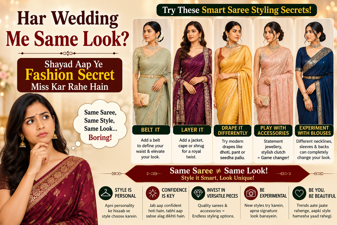 Har Wedding Me Same Look? Shayad Aap Ye Fashion Secret Miss Kar Rahe Hain!