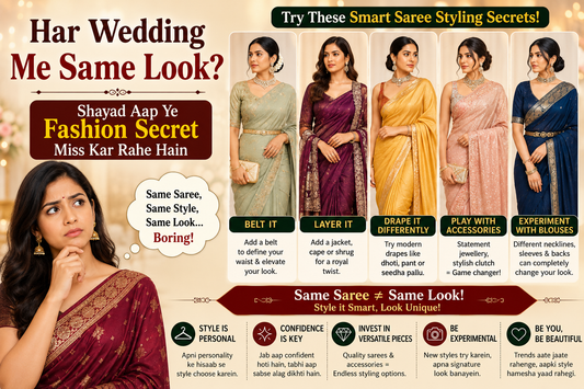 Har Wedding Me Same Look? Shayad Aap Ye Fashion Secret Miss Kar Rahe Hain!