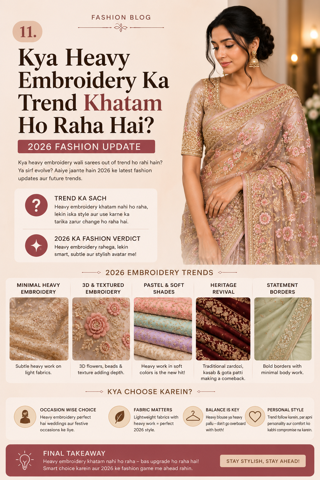 Kya Heavy Embroidery Ka Trend Khatam Ho Raha Hai?