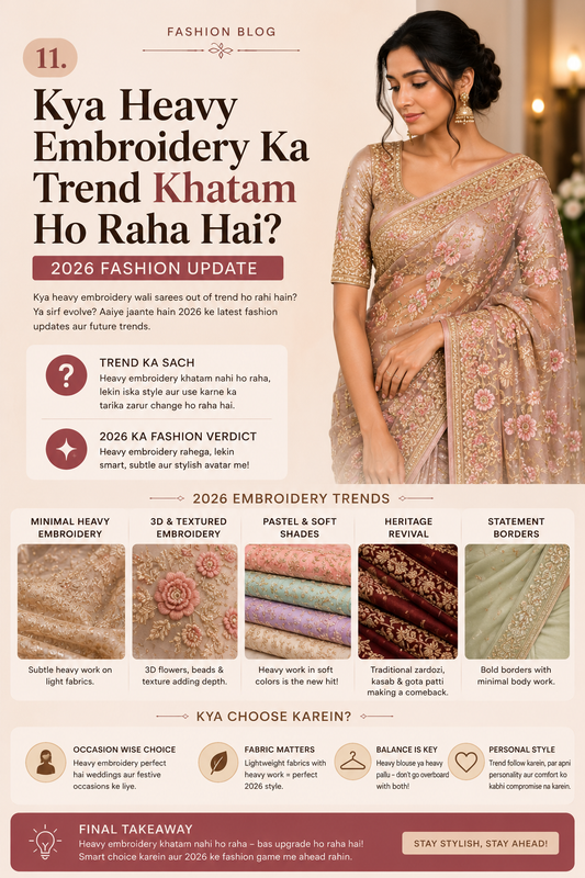 Kya Heavy Embroidery Ka Trend Khatam Ho Raha Hai?