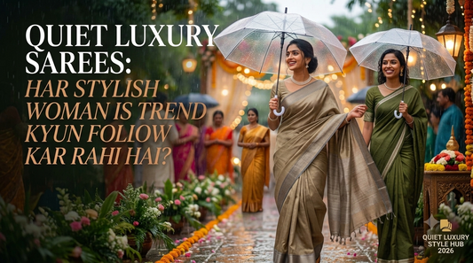 Quiet Luxury Sarees: Har Stylish Woman Is Trend Ko Kyun Follow Kar Rahi Hai? 2026 Fashion Secret Revealed!