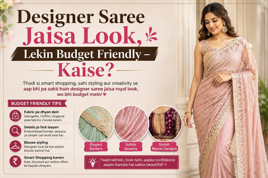 Designer Saree Jaisa Look, Lekin Budget Friendly