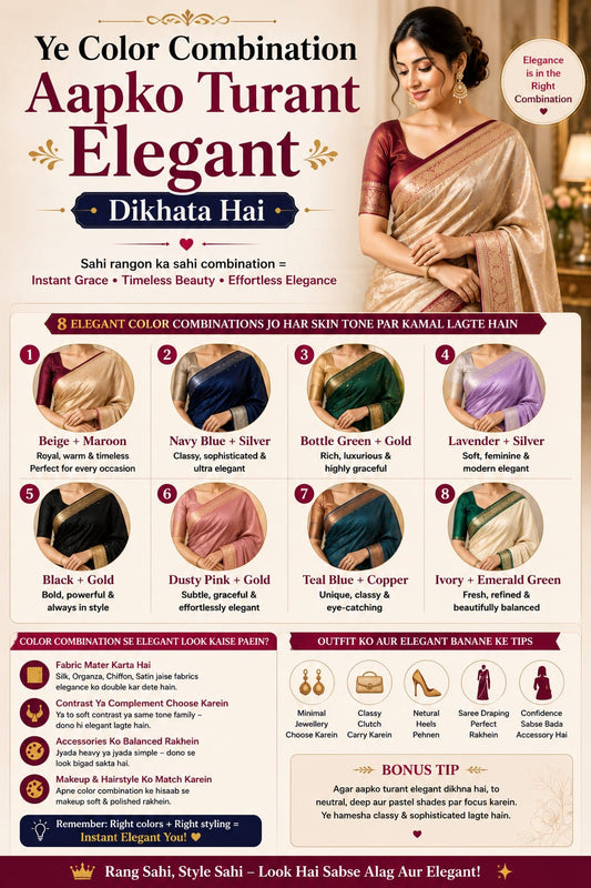 Ye Color Combination Aapko Turant Elegant Dikhata Hai