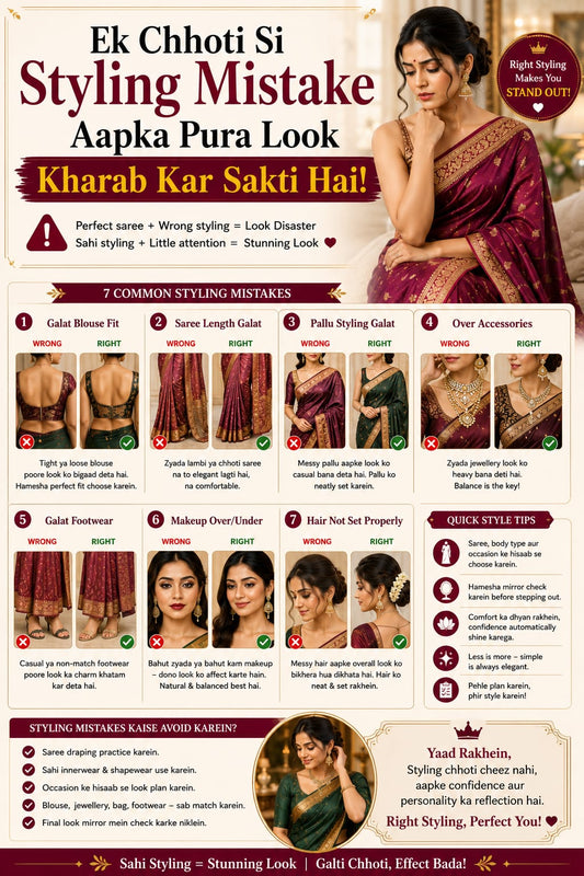 Ek Chhoti Si Styling Mistake Aapka Pura Look Kharab Kar Sakti Hai