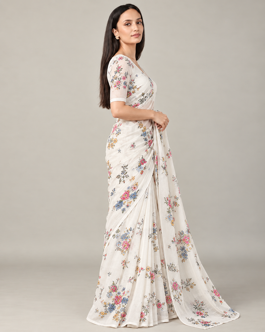 Royal Jacquard Saree with Luxury Finish & Blouse