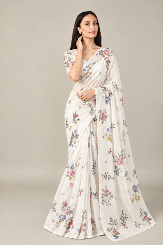 Royal Jacquard Saree with Luxury Finish & Blouse