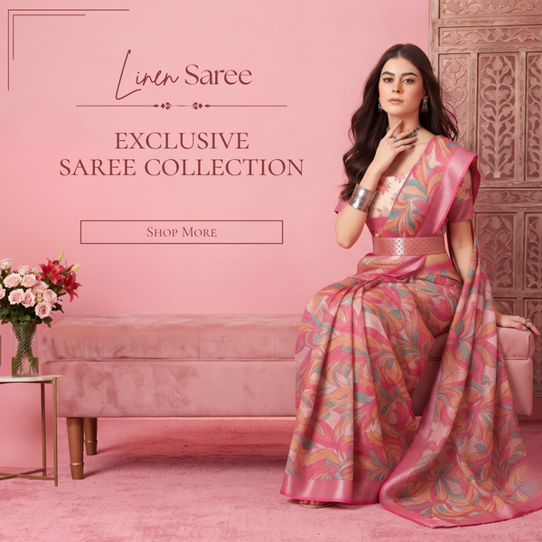 Pure Linen Cotton Sarees