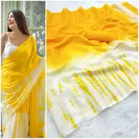 Luxury Linen Saree with Smooth Finish | Running Blouse Piece