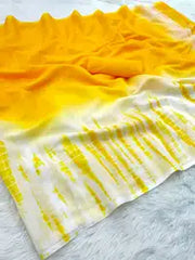 Luxury Linen Saree with Smooth Finish | Running Blouse Piece