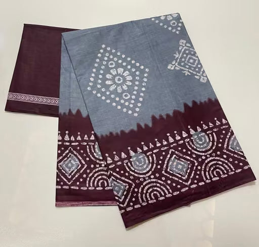 Royal Wine Pure Linen Cotton Saree