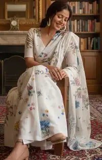 Royal Jacquard Saree with Luxury Finish & Blouse