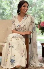 Royal Jacquard Saree with Luxury Finish & Blouse
